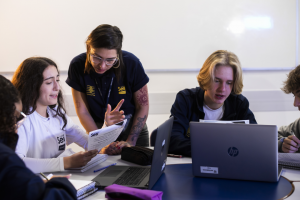 Alunos dos Colégios Sesi